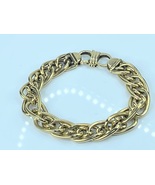 Italian Designer 14K gold chain in chain 13.0mm bracelet by Ritalia 32.4g JR7954 - £1,560.49 GBP
