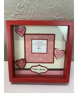 Valentines Day Shadow Box Picture Frame Heart Love Red Square true love ... - €20,77 EUR