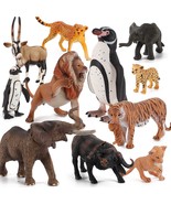 11 Pcs Africa Wild Animal Model Figures Elephant Ant Cheetah Figs Part - $94.08