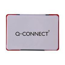 Q-Connect KF15441 Large Stamp Pad Metal Case - Red  - $10.00