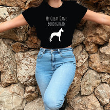 Proud Great Dane Owner T Shirt, Great Dane Lover Tee, My Great Dane Body... - $9.59+