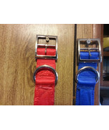 Dog Collar 1.5 Webbing 3 Ply Heavy Duty USA Made Hunting Dog Handmade - $23.02 CAD