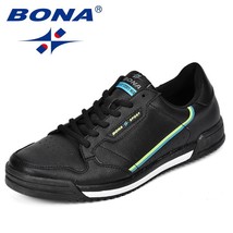 BONA Fashion Men Flats Shoes Autumn Breathable Men&#39;s Casual Shoes Trend Lightwei - £49.91 GBP