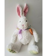 Some Easter Bunny Loves You White Pink Ears 12&quot; sitting Hallmark - $18.05
