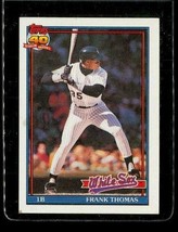 Vintage 1991 Topps 40 Years Baseball Trading Card #79 Frank Thomas White Sox - £2.35 GBP