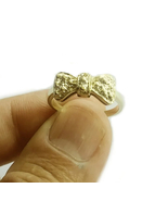 14 K yellow gold ring bow design - $275.00+