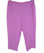 Women&#39;s Lavender Flowy Chiffon Dress Pants -Lined- Plus Size 3X - $24.99