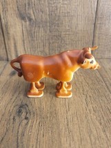 Brown Bull Ramp Walker Made In Hong Kong Possibly Marx See Pics one horn... - £8.49 GBP