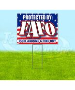PROTECTED BY FAFO TRUMP 2024 MAGA 18x24 Yard Sign Snipe Election YS00096 - €20,61 EUR+