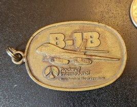 Rockwell International Keychain b-1 lancer columbus ohio did it 100 airc... - $33.85