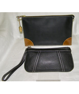 LISETTE+TIGNANELLO-LOT OF 2- LISETTE BLK ZIPPERED POUCH+TIGNANELLO BLK W... - $92.93 MXN
