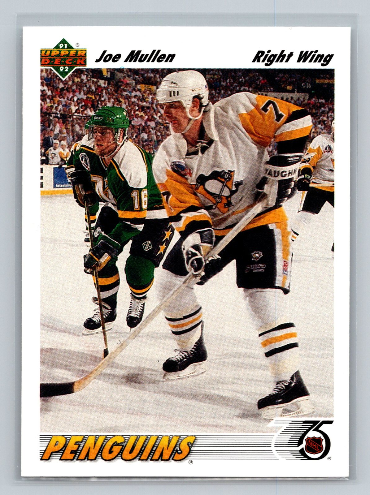 Primary image for 1991-92 Upper Deck Joe Mullen #201 Pittsburgh Penguins