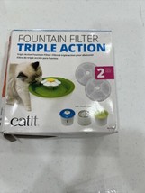 1 Catit Triple Action Fountain Filter [Water Softening Filter] MODEL #43745 - £6.20 GBP