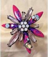 Erickson Beamon Rocks Statement Flower Ring Size 7 - €39,79 EUR