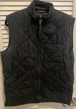 J. Crew Black Military Grade A22 G38 Sleeveless Zipper Vest Men’s Medium - $45.99
