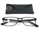 Ray-Ban Eyeglasses Frames RB6238 2509 Black Gloss Rectangular Full Rim 5... - $123.74