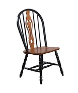 Sunset Trading Black Cherry Windsor Dining Side Chairs - Set of 2, Fully... - $813.23 CAD