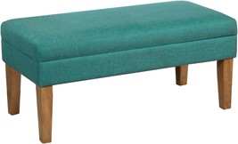 Upholstered Decorative Storage Ottoman Bench | Decorative Home Furniture | - £108.66 GBP