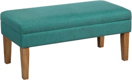 Upholstered Decorative Storage Ottoman Bench | Decorative Home Furniture | - £109.30 GBP