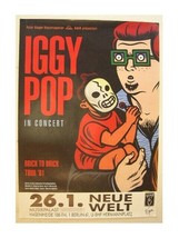 Iggy Pop Affiche Surprised Homme &amp; Enfant Avec Masque Concert - £55.46 GBP