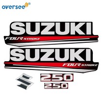 Top Cowling Sticker For Suzuki 4 Stroke 250HP Graphics/Sticker Kit Decals - £42.95 GBP