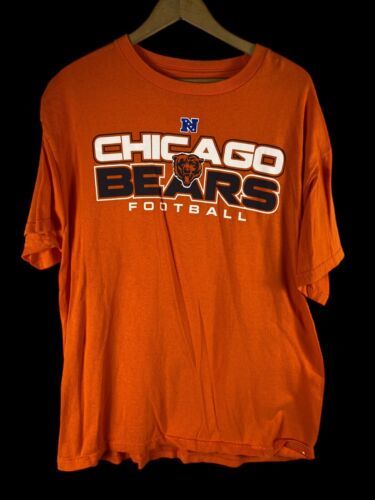 Chicago Bears T Shirt Size XL Mens NFL Team Apparel Vintage Y2K 2000s Orange - $27.87