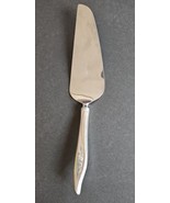 Vintage 1962 Reed &amp; Barton One Rose Stainless Pie Cake Server MCM 10 3/4 in - £15.56 GBP