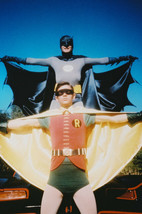 Adam West As Batman &amp; Burt Ward As Robin 11x17 Mini Poster Arms Holding Capes - £10.15 GBP