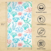 Beach Towels - Large Summer Vacation or Spring Break Beach Towel 31&quot;x71&quot; - Just  - £15.56 GBP