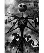 The Nightmare Before Christmas Poster Jack Skellington The Tim Burton - $166.17 MXN