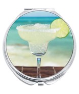 Margarita Beach Compact with Mirrors - Perfect for your Pocket or Purse - $11.76