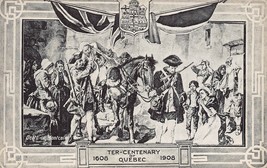 Ter-Centenary Celebrations Di Quebec ~1608-1908~ Morte Di Montcalm Carto... - £8.50 GBP