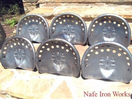 SIX Steel Tractor seats for Bar Stool tops New Old pan style - $171.98