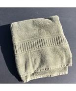 Green Bath Towel Laura Ashley Cotton 29" x 52" - $14.84
