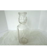 Vtg Brookfield Dairy Hellertown PA Baby Top Milk Bottle Clear Lamb Glass Co - $33.76 CAD