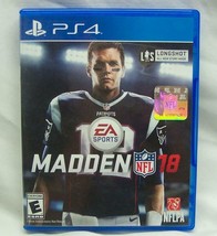 Madden 18 Nfl Football Sony Playstation 4 PS4 Video Game Tom Brady - £11.87 GBP