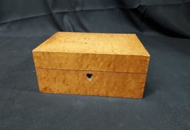 Primitive Old 1800s Letter Trinket Keepsake Wood Wooden Dresser Desk Box  - £36.93 GBP