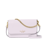 New Kate Spade Madison Small Flap Crossbody Saffiano Leather Pastel Lave... - $84.51