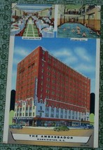 Vintage Color Tone Postcard, The Ambassador Hotel, Washington D. C. - NICE CARD - £3.09 GBP