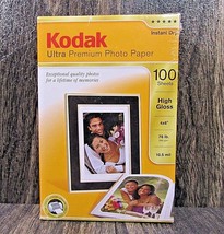 Kodak 4x6 inches Ultra Premium Photo Paper High Gloss 100 Sheets Sealed New - £10.92 GBP