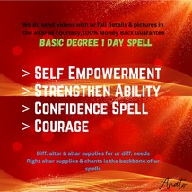 Empowering Spell Confidence Empowerment Courage Self - $600.00