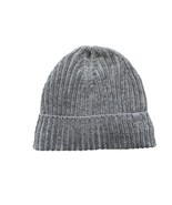 Calvin Klein Heather Grey Chunky Knit Fleece Lined Fold Up Hat A1KH6762 ... - $32.61 CAD