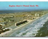 Aerial View Ormond Beach Daytona Beach Florida FL UNP Chrome Postcard R28 - £3.11 GBP