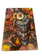 A5 Embossed Owl Cover Scrapbook Vintage Hardcover Notebook Writing Diary - £14.64 GBP
