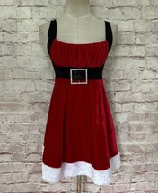 Frederick&#39;s of Hollywood Womens Medium Santa Babydoll Velvet Costume - £27.08 GBP