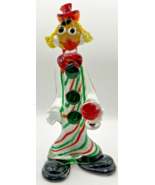 Vintage Murano Art Glass Italy Clown Figurine U159 - £111.90 GBP