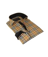 Men&#39;s AXXESS Turkey Sports Dress Shirt 100% Soft Cotton High Collar 724-... - $134.46 CAD