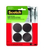 Scotch Felt Pads, Adhesive, Brown, 1.5-In 12 Count - $129.72 MXN