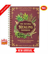The Natural Healing Handbook Spiral Herbal Remedies Wellness Recipes Gui... - $473.37 MXN