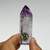 37.8g, 2.5&quot;x0.8&quot;x0.6&quot;, Natural Amethyst Tower Point Obelisk @Brazil, B32277 - £32.14 GBP